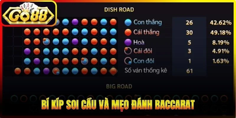 Bí kíp soi cầu và mẹo đánh Baccarat được chuyên gia chia sẻ