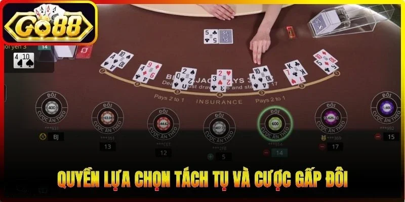 Quyền lựa chọn tách tụ và cược gấp đôi