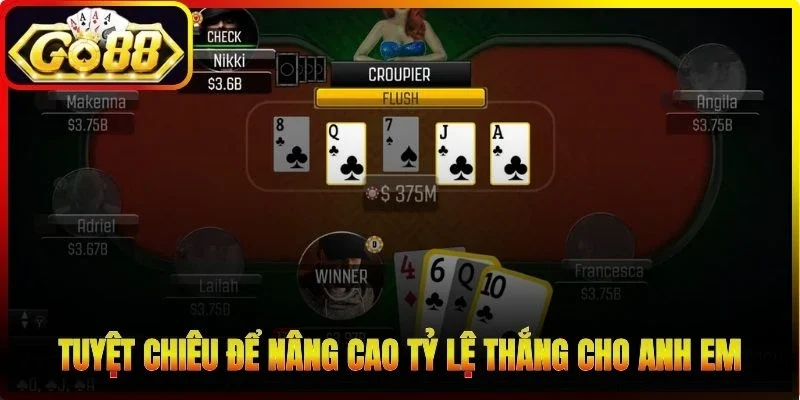 Tuyệt chiêu để nâng cao tỷ lệ thắng cho anh em