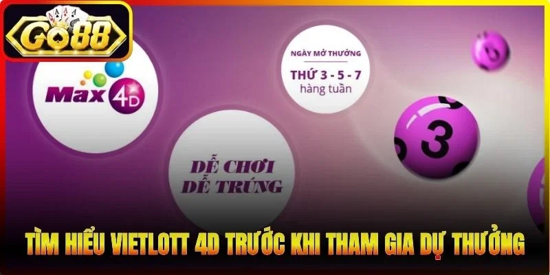 Tìm hiểu Vietlott 4D trước khi tham gia dự thưởng