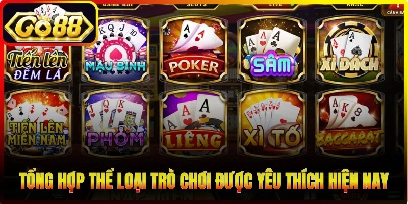 Tổng hợp thể loại trò chơi được yêu thích hiện nay
