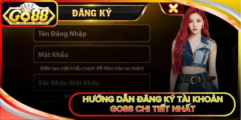 Hướng dẫn đăng ký tài khoản Go88 chi tiết nhất
