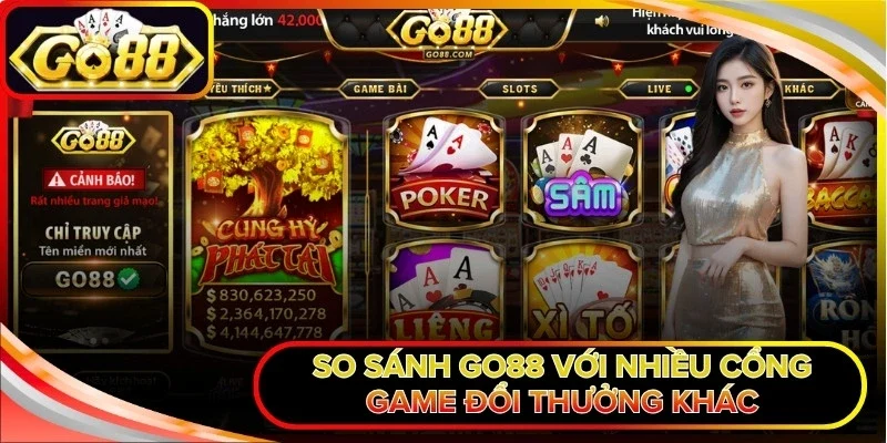 So sánh Go88 với nhiều cổng game đổi thưởng khác