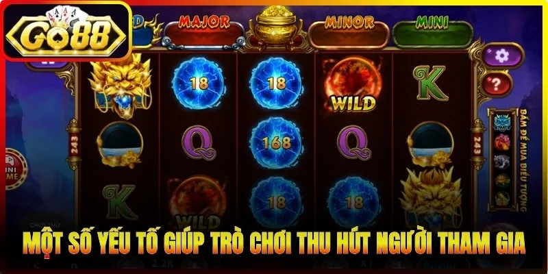 Một số yếu tố giúp trò chơi thu hút người tham gia