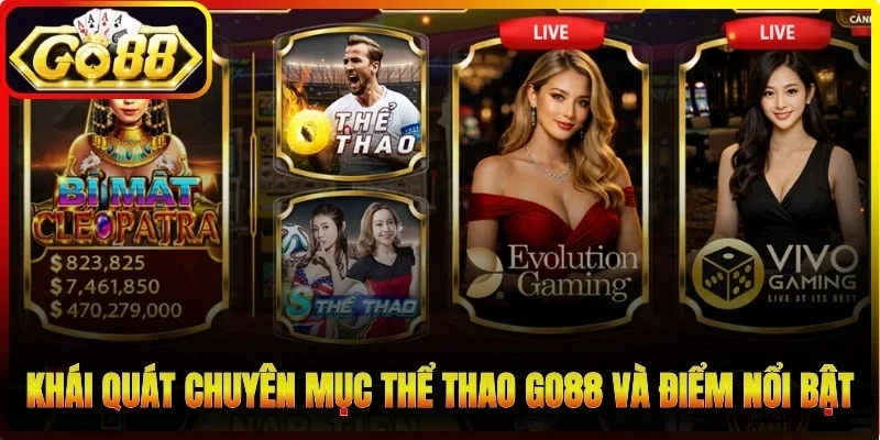 Khái quát chuyên mục thể thao Go88 và những điểm nổi bật