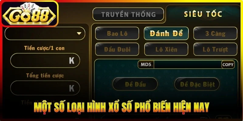 Một số loại hình xổ số phổ biến hiện nay