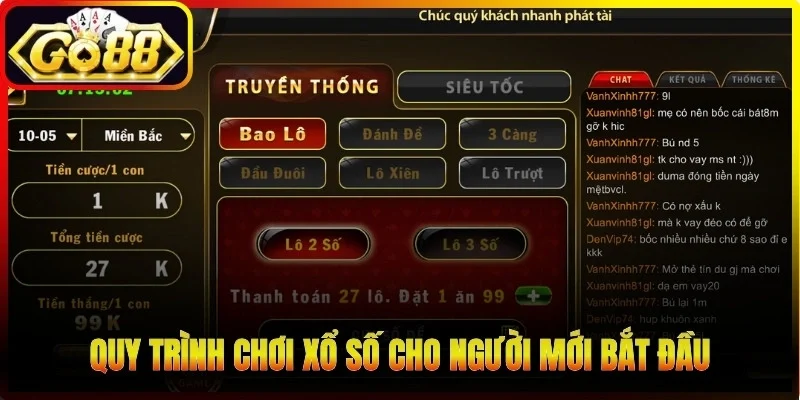 Quy trình chơi xổ số cho người mới bắt đầu